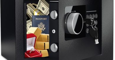 Petit Coffre Fort Électronique Numérique, Coffre-fort en Acier de 6.6L avec Serrure Électronique et 2 Clés, Coffre Fort Mural avec Système D&rsquo;alarme Intelligent pour Argent Bijoux Documents, Noir – Le détail qui change tout au quotidien