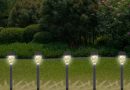 BEPER P207ILO050 Lot de 5 lampes solaires de jardin, lampes de jardin et d&rsquo;extérieur, avec LED, panneau de direction d&rsquo;extérieur à énergie solaire, lampes solaires avec piquet, IP44, recharge – Le détail qui change tout au quotidien