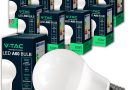 V-TAC 10x Ampoules LED culot E27 8,5W (équivalent 60W) A60-806 Lumen – Ouverture du Faisceau Lumineux 200° – Efficacité Maximale et Économie d&rsquo;Énergie – 4000K Blanc Neutre – Le détail qui change tout au quotidien